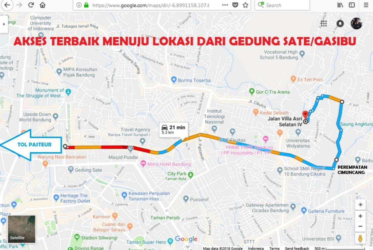 Homestay Bumi Asri III Cikutra Bandung Dış mekan fotoğraf
